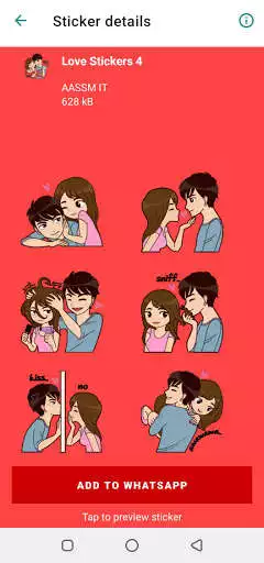 Play WAStickerApps -Romantic Love Stickers For WhatsApp as an online game WAStickerApps -Romantic Love Stickers For WhatsApp with UptoPlay