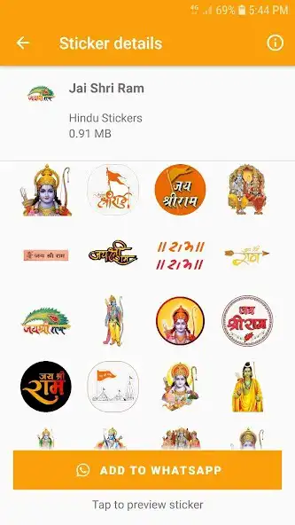 Play WASticker - Hindu Stickers as an online game WASticker - Hindu Stickers with UptoPlay