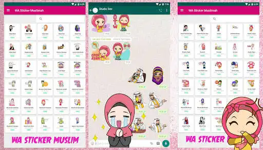 Play WA Sticker Muslimah Islamic Sticker Cute  and enjoy WA Sticker Muslimah Islamic Sticker Cute with UptoPlay