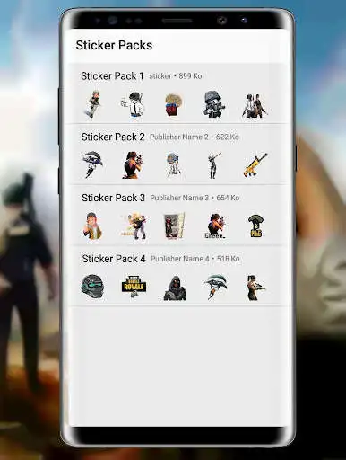 Play WAStickers Pubg para WhatsApp 2021 as an online game WAStickers Pubg para WhatsApp 2021 with UptoPlay