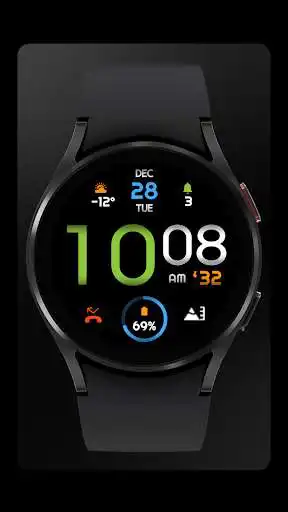 Play Watch4 IV Minimal Watch Face  and enjoy Watch4 IV Minimal Watch Face with UptoPlay