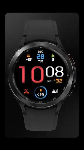 Play Watch4 IV Minimal Watch Face as an online game Watch4 IV Minimal Watch Face with UptoPlay