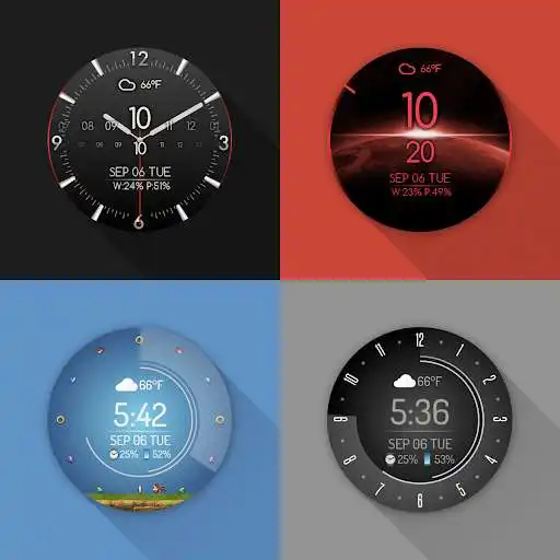 Play Watch Face - Minimal & Elegant for Android Wear OS as an online game Watch Face - Minimal & Elegant for Android Wear OS with UptoPlay