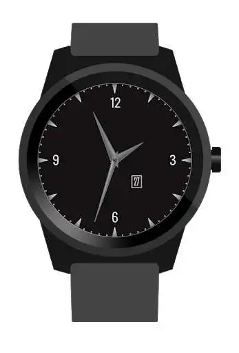 Play Watch Face Noir