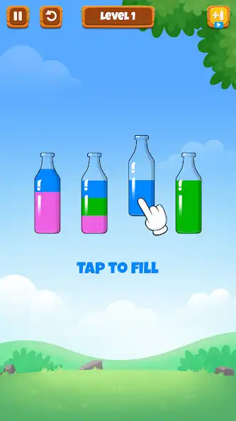 Play Water Color Puzzle : Sort Game  and enjoy Water Color Puzzle : Sort Game with UptoPlay