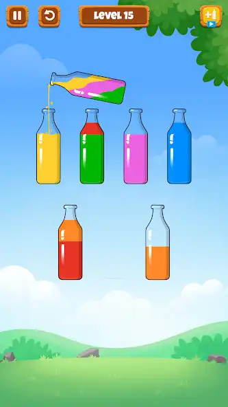 Play Water Color Puzzle : Sort Game as an online game Water Color Puzzle : Sort Game with UptoPlay