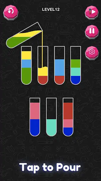 Play Water colour short: Color Sort  and enjoy Water colour short: Color Sort with UptoPlay