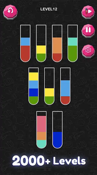 Play Water colour short: Color Sort as an online game Water colour short: Color Sort with UptoPlay