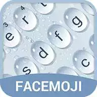 Free play online Water Drop Emoji Keyboard Theme for Facebook  APK