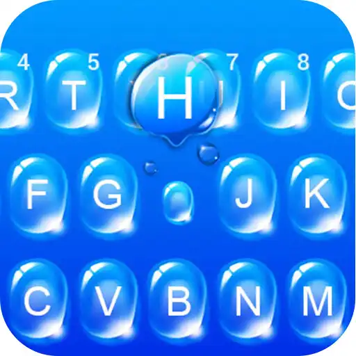 Play Waterdrop Keyboard Theme APK