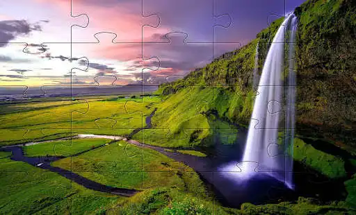 Play Waterfall jigsaw puzzles games as an online game Waterfall jigsaw puzzles games with UptoPlay