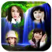 Free play online Waterfall photo collage frames APK