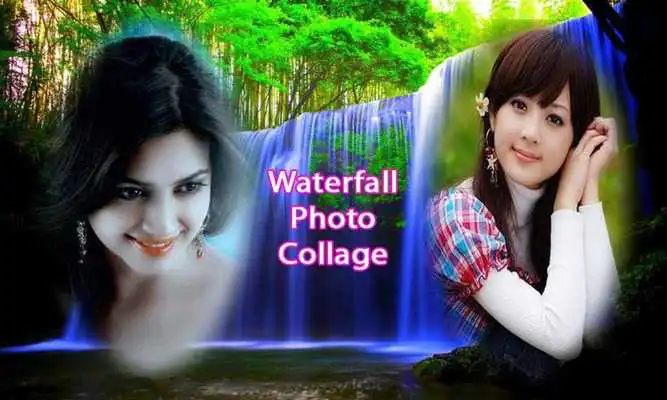 Play Waterfall photo collage frames