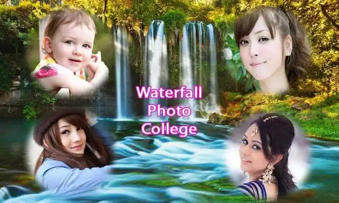 Play Waterfall photo collage frames