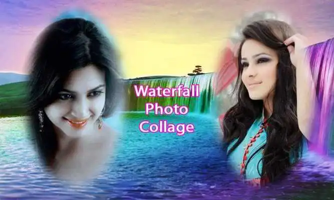 Play Waterfall photo collage frames