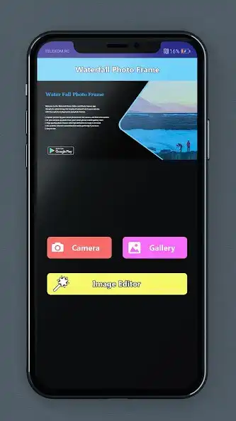Play Waterfall photo editor: Frames as an online game Waterfall photo editor: Frames with UptoPlay