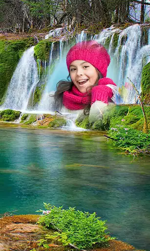 Play Waterfall Photo Frames as an online game Waterfall Photo Frames with UptoPlay