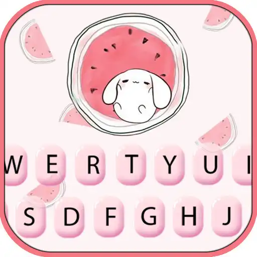 Play Watermelon Pink Keyboard Background APK