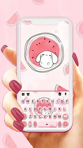 Play Watermelon Pink Keyboard Background  and enjoy Watermelon Pink Keyboard Background with UptoPlay