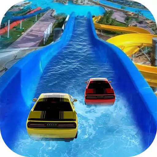 Free play online Waterpark Ride & Water Surfing Car Stunts & Slides  APK