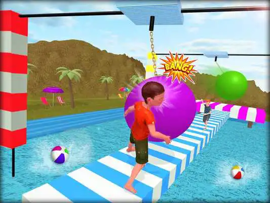 Play Water Park Tricky Stuntsman Run Simulator