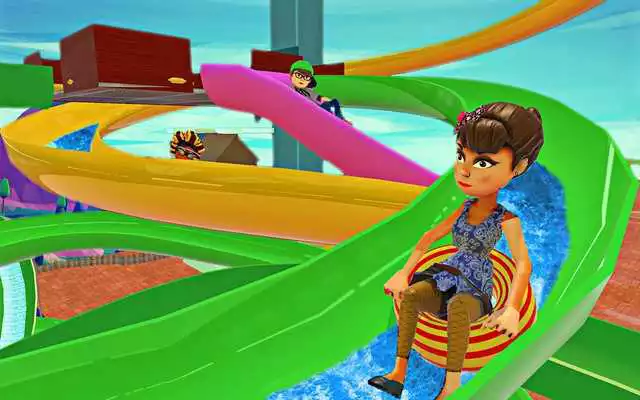 Play Waterslide Rush Amusement Water Surf Park