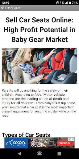 Play Ways to Sell Car Seats Online  and enjoy Ways to Sell Car Seats Online with UptoPlay