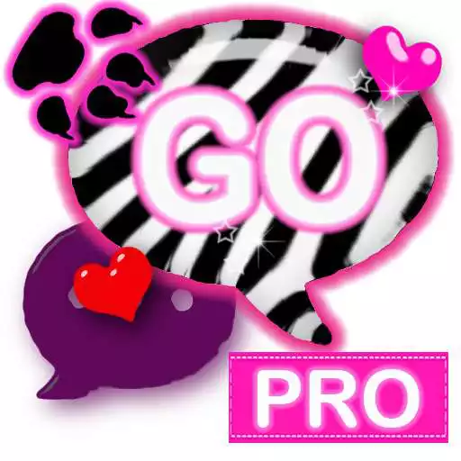 Play WB Pink Zebra Theme for GO SMS APK