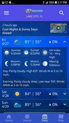 Play WCJB TV20 Weather App