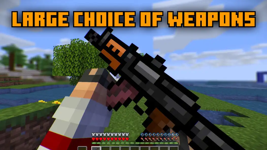 Play Weapons for MCPE - Weamo as an online game Weapons for MCPE - Weamo with UptoPlay