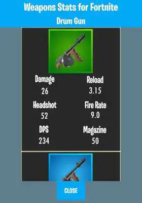 Play Weapons Stats for Fortnite