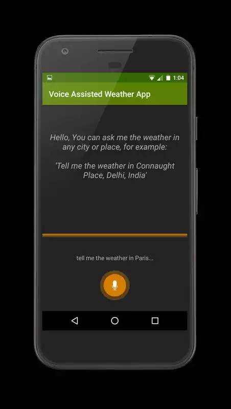 Play Weather - Voice Assisted