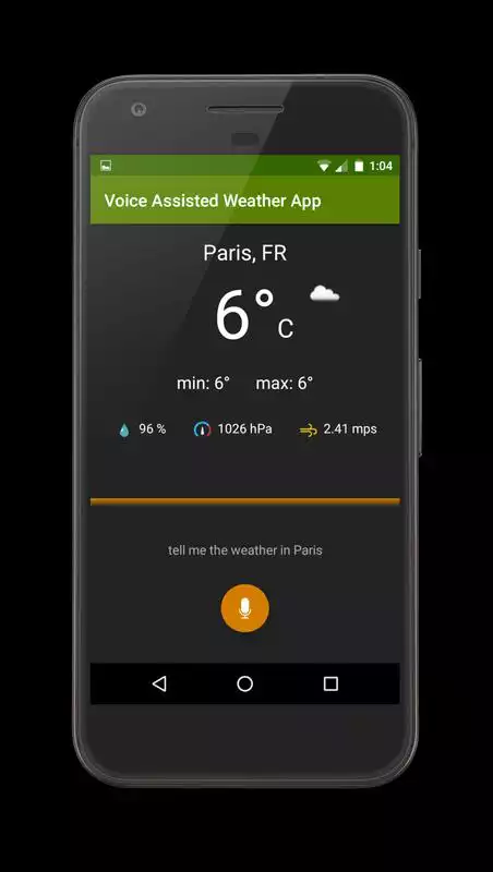 Play Weather - Voice Assisted