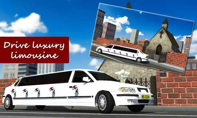 Play Wedding Luxury Limousine 3D