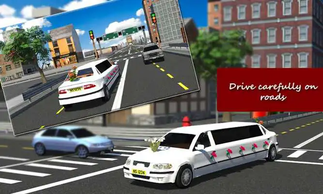 Play Wedding Luxury Limousine 3D