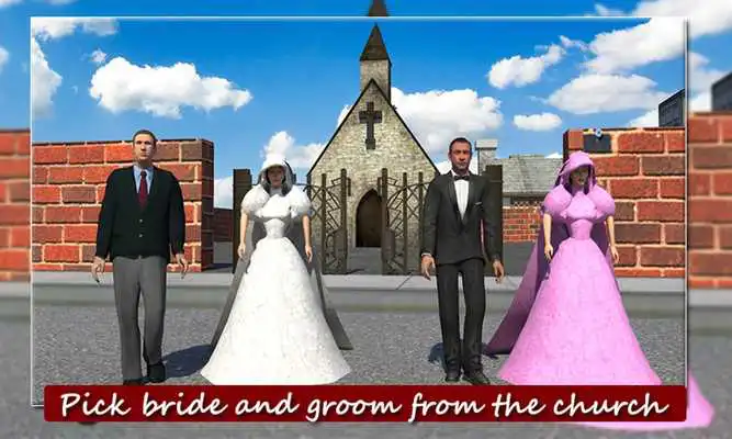 Play Wedding Luxury Limousine 3D