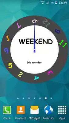 Play Weekend Clock