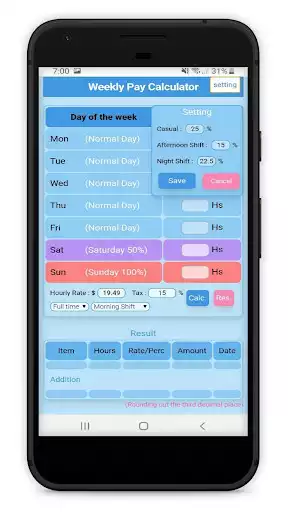 Play Weekly Pay Calculator as an online game Weekly Pay Calculator with UptoPlay