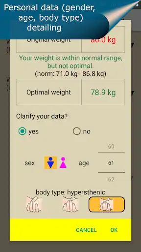 Play Weight Tracker with BMI calculator as an online game Weight Tracker with BMI calculator with UptoPlay