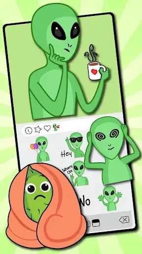 Play Weird Aliens Emoji Stickers  and enjoy Weird Aliens Emoji Stickers with UptoPlay