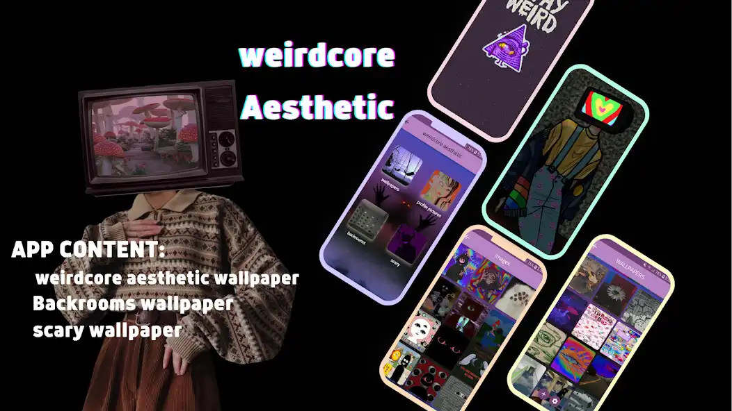 Play weirdcore aesthetic wallpaper  and enjoy weirdcore aesthetic wallpaper with UptoPlay