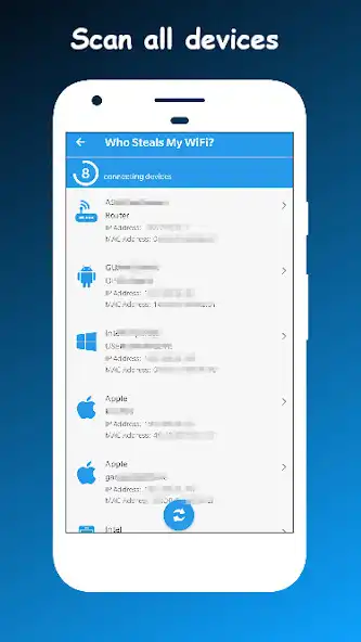 Play Who Steals My WiFi - WiFi Scan as an online game Who Steals My WiFi - WiFi Scan with UptoPlay