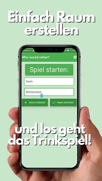 Play Who would rather - Das Trinkspiel as an online game Who would rather - Das Trinkspiel with UptoPlay