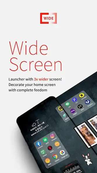 Play Wide Launcher  and enjoy Wide Launcher with UptoPlay