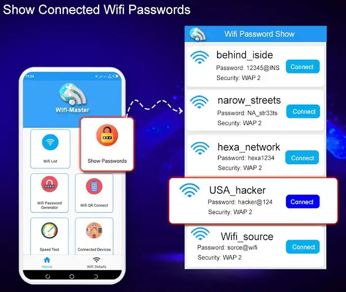 Play WiFi Password Show-WiFi Master  and enjoy WiFi Password Show-WiFi Master with UptoPlay