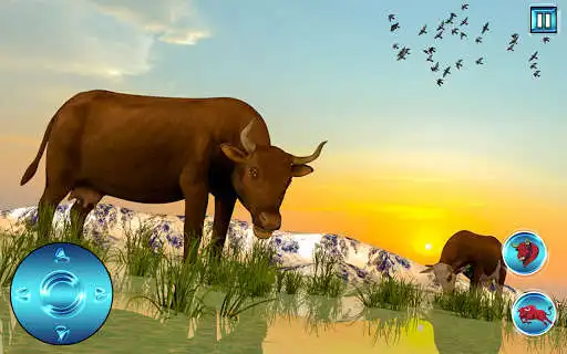 Play wild angry bull attack simulator as an online game wild angry bull attack simulator with UptoPlay