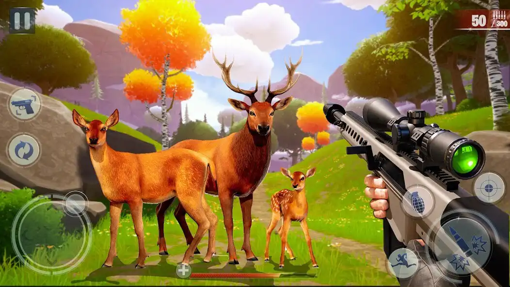 Play Wild Animal Hunting Games 2023 as an online game Wild Animal Hunting Games 2023 with UptoPlay