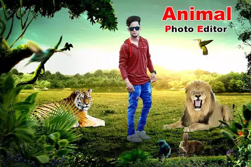 Play Wild Animal Photo Frame  and enjoy Wild Animal Photo Frame with UptoPlay