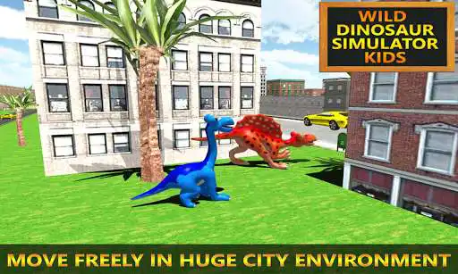 Play Wild Baby Dinosaur Simulator 2021 as an online game Wild Baby Dinosaur Simulator 2021 with UptoPlay