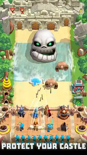 Play Wild Castle TD - Grow Empire as an online game Wild Castle TD - Grow Empire with UptoPlay